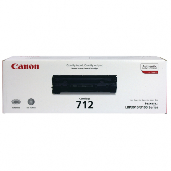 Canon CRG712 Black Toner Cartridge (1870B002) 